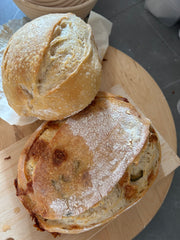 Sourdough Jalapeños with aged cheddar cheese